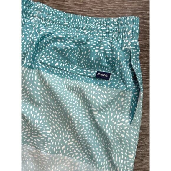 NWT Chubbies The Whale Sharks Classic Swim Trunks 7” Blue Size Medium - Picture 7 of 7